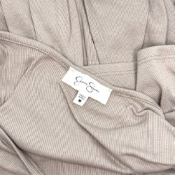 Jessica Simpson Taupe Wrap Maxi Dress | Wedding Guest Resort Ready | Size M - Picture 4 of 4